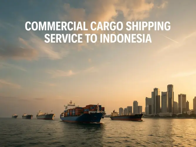 Commercial Cargo Shipping Service to Indonesia for Reliable B2B Import Logistics